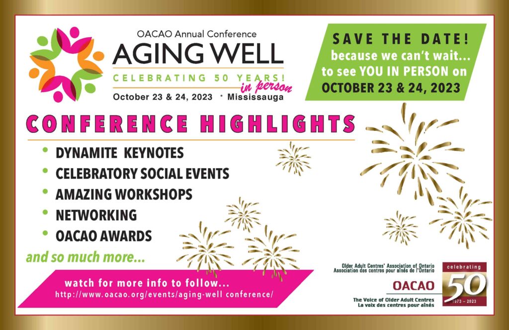 Aging Well Conference OACAO